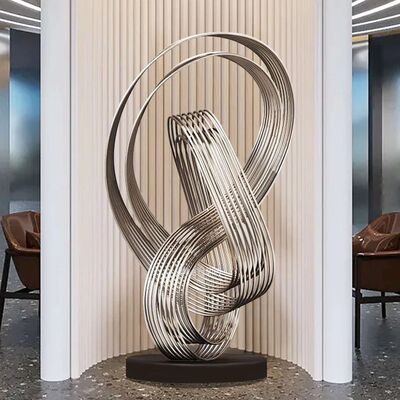 Giá tốt. Abstract Metal Floor Sculpture Modern Indoor Stainless Steel Art Piece trực tuyến