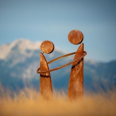 Giá tốt. Corten Steel Sculpture Abstract Art for Outdoor/Garden Decoration Landscaping trực tuyến