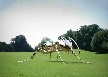 Giá tốt. Điêu khắc thép không gỉ Ant Garden Art Kim loại Động vật hiện đại Tùy chỉnh trực tuyến
