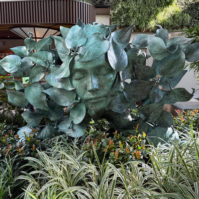 Contemporary Bronze Fairy Sculpture for Decoration in Indoor Outdoor Spaces