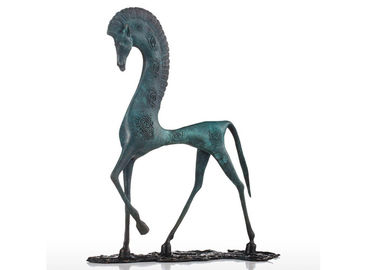 Giá tốt. Antique Green Patina Life Size Bronze Horse Tượng Đúc Kết thúc Thiết kế Trừu tượng trực tuyến