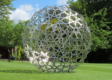 Giá tốt. Metal Garden Đồ trang trí hình cầu Điêu khắc bằng thép không gỉ Thiết kế rỗng trực tuyến