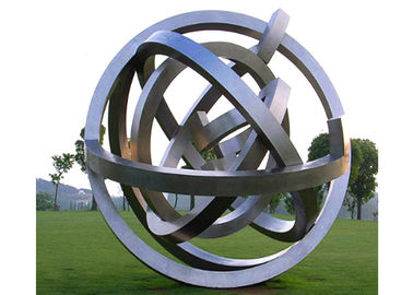 Giá tốt. Kim loại ngoài trời Sphere lớn hiện đại thép không gỉ điêu khắc vườn nghệ thuật điêu khắc trực tuyến