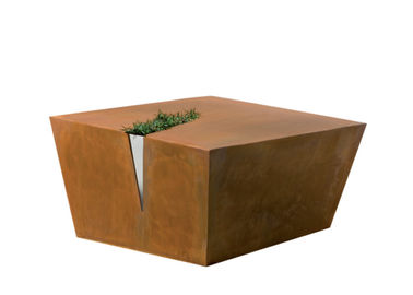 Giá tốt. Bàn cà phê bên ngoài Rusty Metal Garden Điêu khắc Corten Steel Màu sắc đa dạng trực tuyến