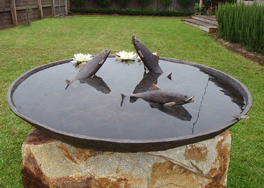 Giá tốt. Antique Cast Metal Fish Đồng Tượng Tượng Nước Đài phun nước Kim loại Lawn Điêu khắc trực tuyến