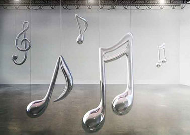 Giá tốt. Gương đánh bóng bằng thép không gỉ Điêu khắc ngoài trời Âm nhạc Điêu khắc Ghi chú trực tuyến