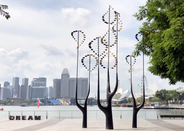 Giá tốt. Kinetic Art Thép không gỉ Kinetic Wind Điêu khắc ngoài trời Trang trí trực tuyến
