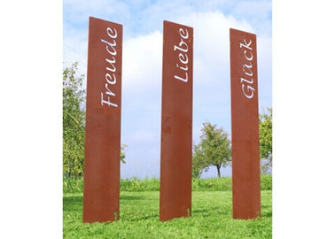 Giá tốt. Trang trí ngoài trời Logo thép Corten tùy chỉnh, Logo tùy chỉnh trực tuyến