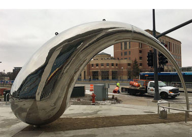 Public City Large Stainless Steel Outdoor Sculpture for Urban Landscape