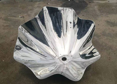 Kích thước tùy chỉnh Gương đánh bóng vỏ thép không gỉ điêu khắc cho ngoài trời