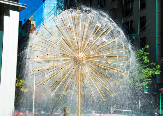 Giá tốt. Cảnh quan đô thị Ngoài trời Thác nước bằng thép không gỉ Dandelion Fountain trực tuyến
