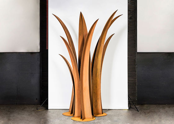 Giá tốt. Trang trí sân vườn Tác phẩm điêu khắc bằng thép sậy Corten cao 2,8m trực tuyến