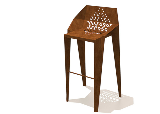 Giá tốt. Ghế trang trí ngoài trời / trong nhà bằng thép Corten cao 120cm trực tuyến