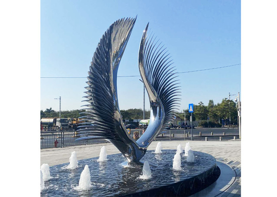 Giá tốt. Trang trí ngoài trời hiện đại 316 Cánh bằng thép không gỉ Đài phun nước trực tuyến
